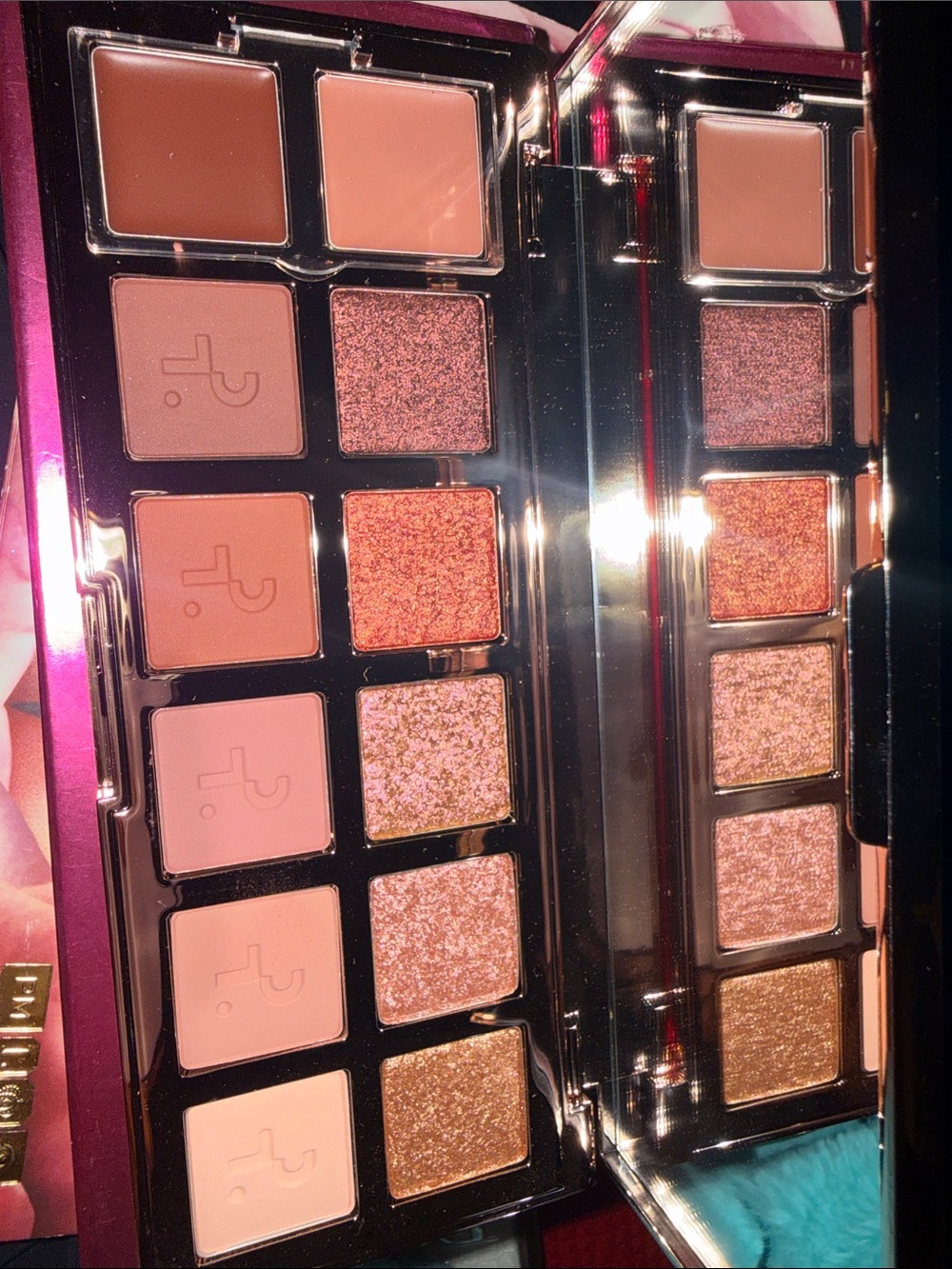 Patrick Ta Warm Pink & Rose Gold Eyeshadow Palette